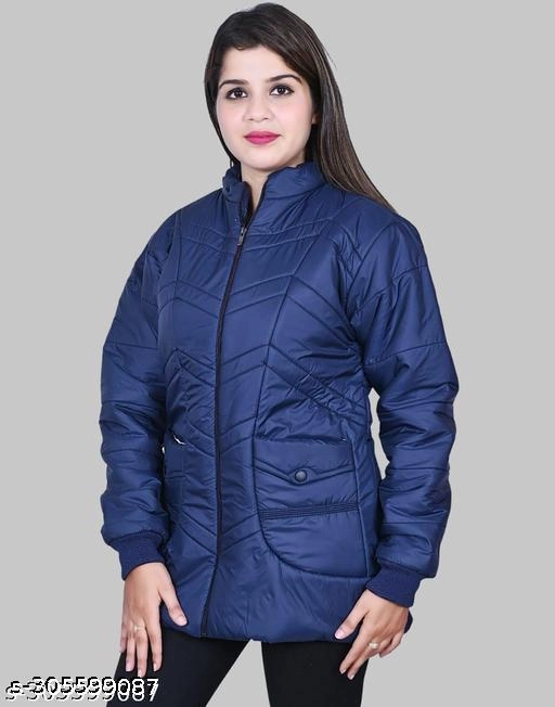 Jacket for Women (Blue, L)