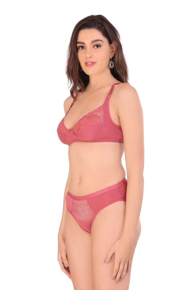 Cotton Non Padded Lingerie Set for Women (Multicolor, 30)