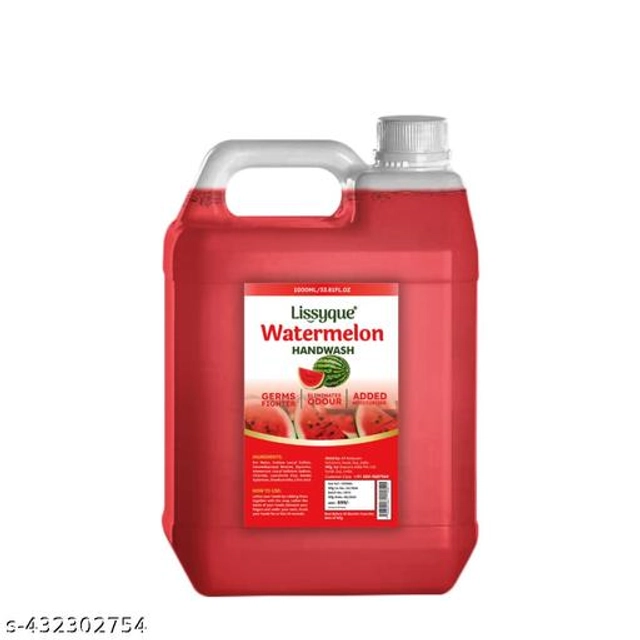 Lissyque Watermelon Hand Wash Remove 99.99% Germs From hand- 1000ml