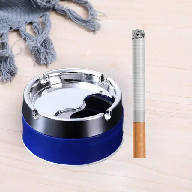 Stainless Steel Ashtrays (Blue)