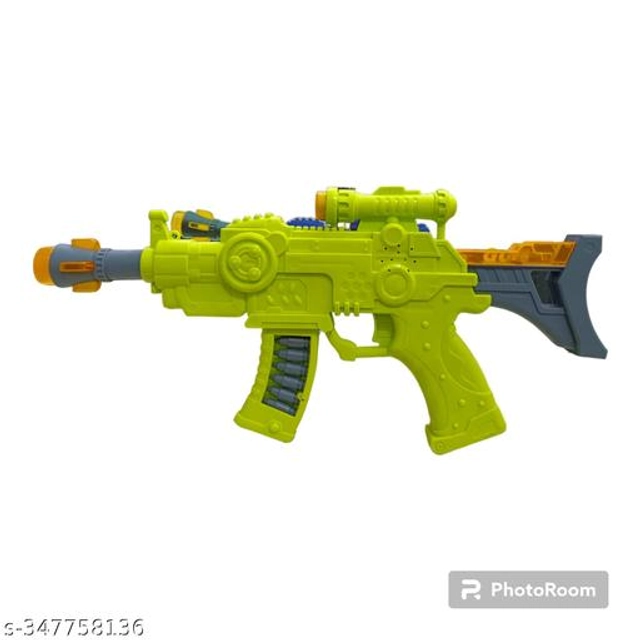 Musical Gun Toy for Kids (Green)