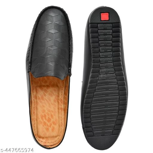 Loafers for Men (Black, 8)