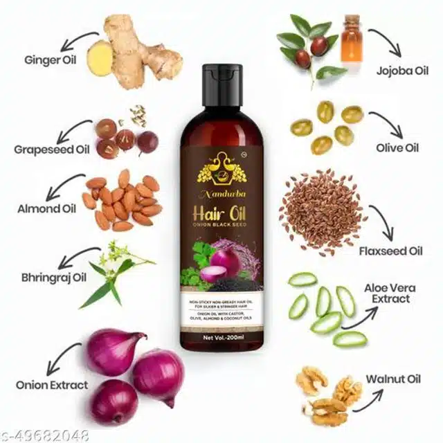 Onion Herbal Hair Oil (3x200 ml)