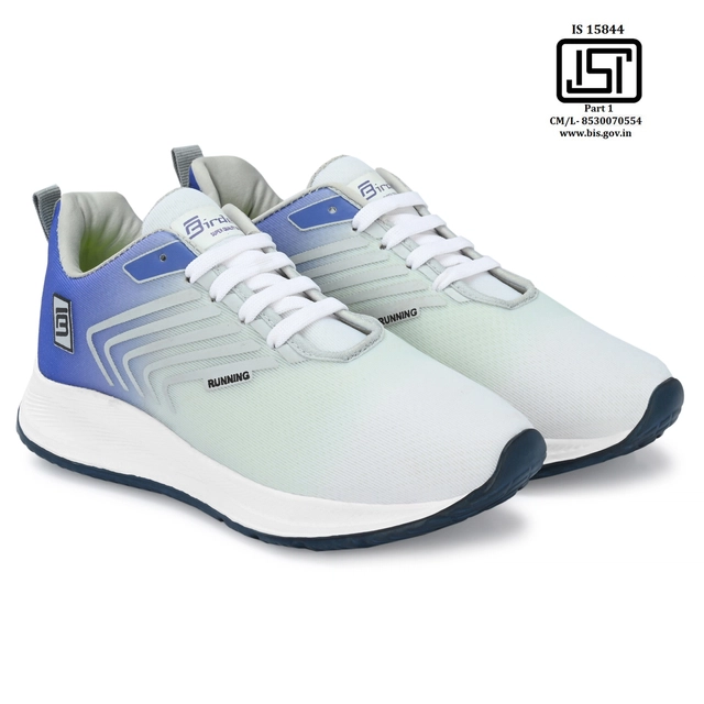 Sports Shoes for Men (Lavender & White, 6)