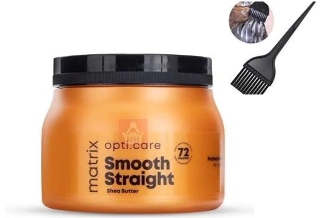 Matrix Smooth Straight Hair Spa with Free Dye Brush (490 g)