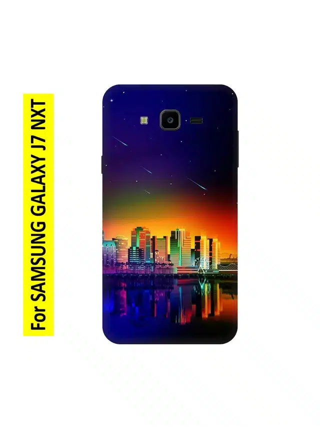 Printed Matte Finish Hard Back Cover for Samsung Galaxy J7 NXT