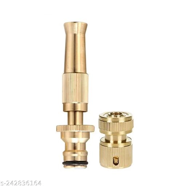 Brass Hose Nozzle (Gold)