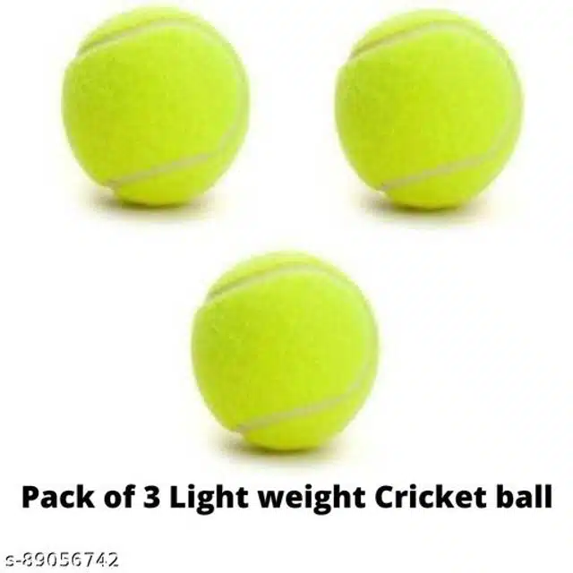 Rubber Table Tennis Balls (Multicolor, Pack of 3)