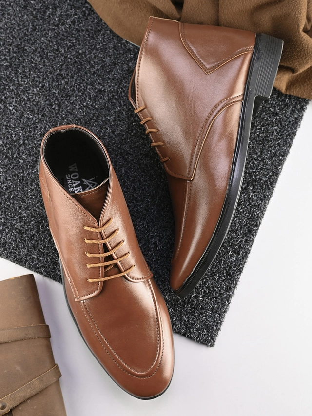 Formal Shoes for Men (Tan, 6)