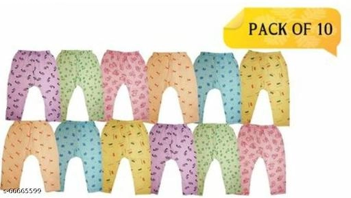 Cotton Pyjamas for Kids (Multicolor, 0-3 Months) (Pack of 10)