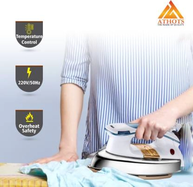 ATHOST Plancha Heavy Weight with Advance Soleplate Dry Iron (1000 W , Pack of 1)