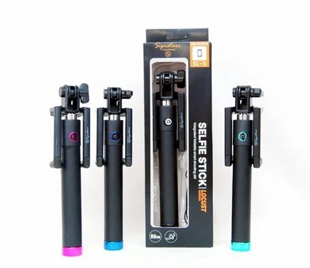 Wired Selfie Stick for Mobile Phones (Assorted)