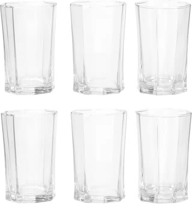 Liquor cum Cocktail Glasses (Transparent, 200 ml) (Pack of 6)