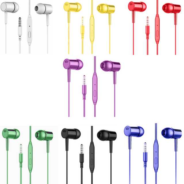 Mi Sts Champ Earphones In Ear 3.5 Mm Headphone With Mic For Mobile Phone (Assorted) (M4)
