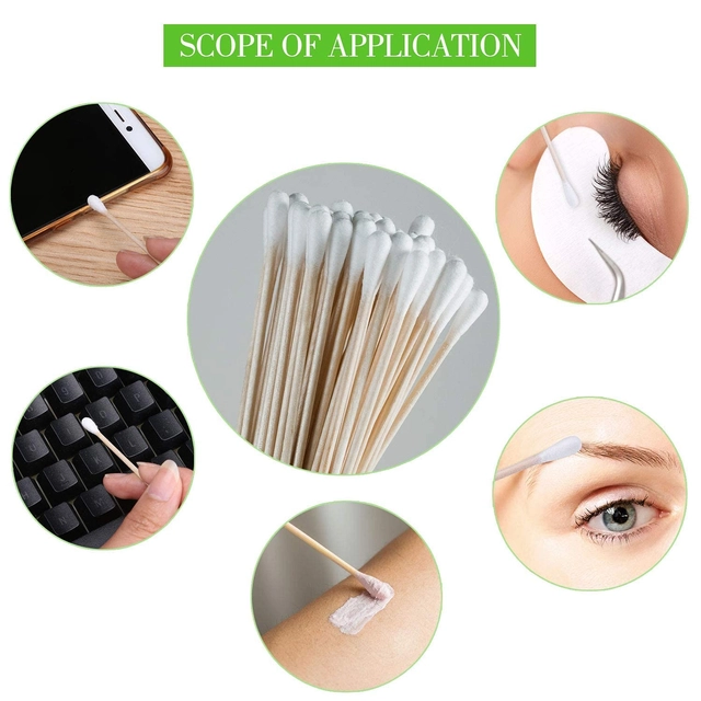 Wooden Cotton Ear Cleaning Buds (Pack of 300)