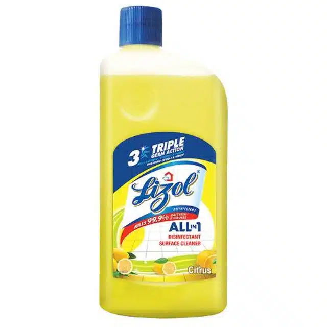 Lizol Disinfectant Surface Cleaner Citrus 1 L