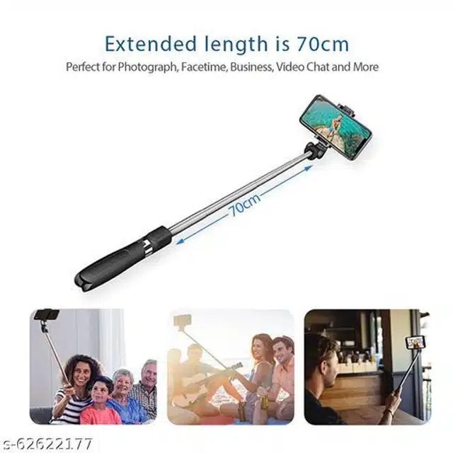 Selfie Sticks for Mobile (Black)