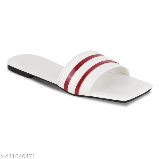 Flats for Women (White, 3)