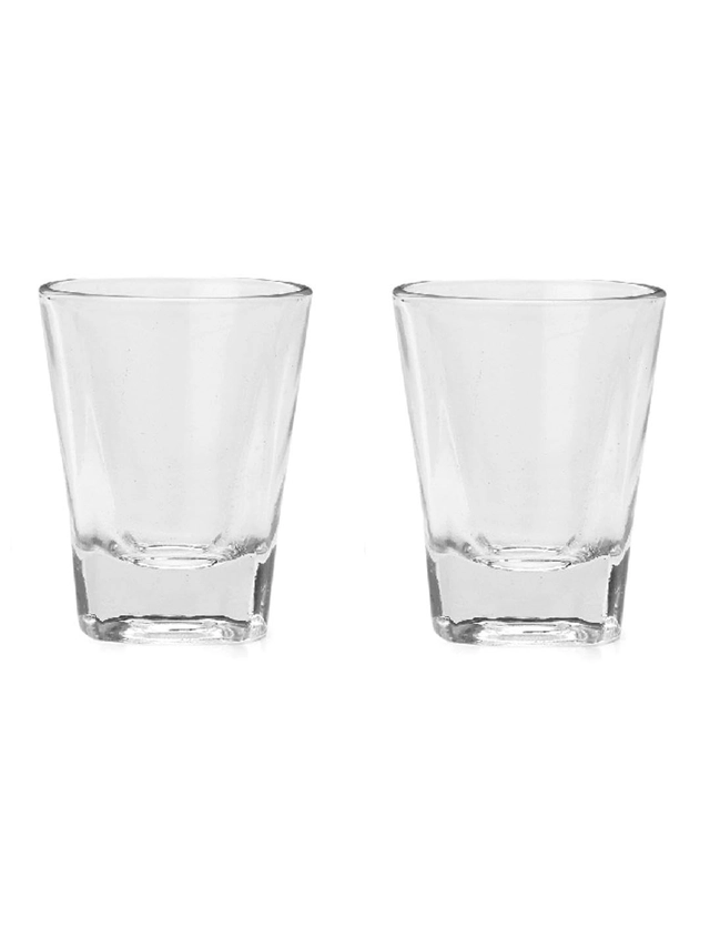 Shot Glass (Transparent, 40 ml) (Pack of 2)