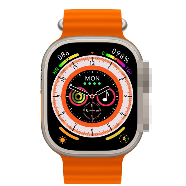 T800 Smart Watch for Men & Women (Orange)