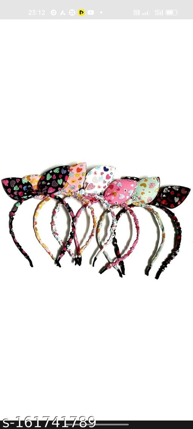 Hair Band for Girls (Multicolor, Pack of 24)