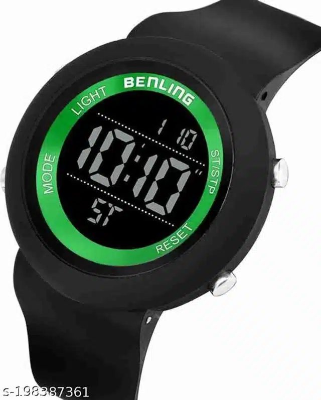 Digital Sports Watch for Men (Multicolor)