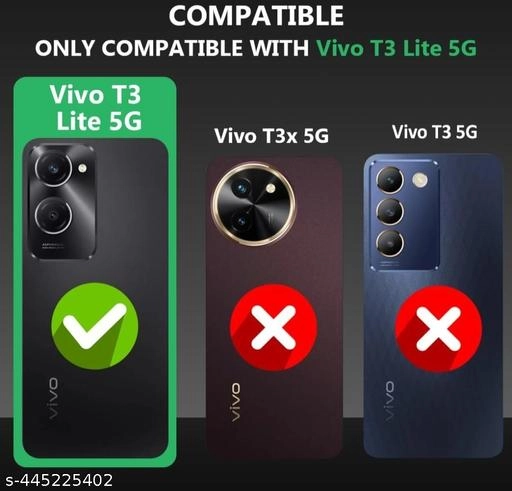 Thermoplastic Polyurethane Mobile Cover for Vivo T3 lite 5G (Multicolor)