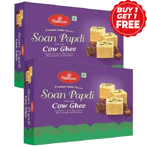 हल्दीराम काऊ घी सोन पापड़ी, 2X400g