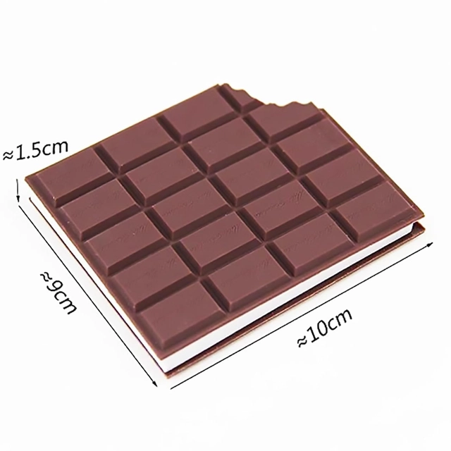 Chocolate Shaped Mini Pocket Diary (Brown)