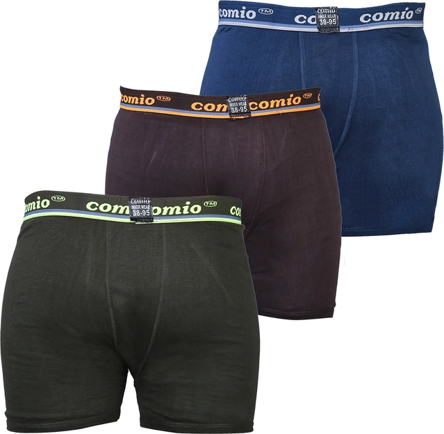 Cotton Trunks for Men (Multicolor, M) (Pack of 3)