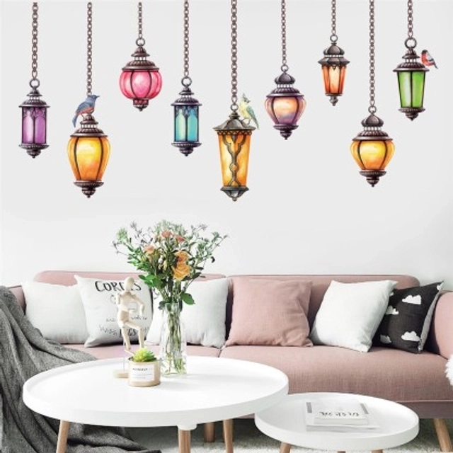 Classic Hanging Lamp Home Decor Self Adhesive Sticker