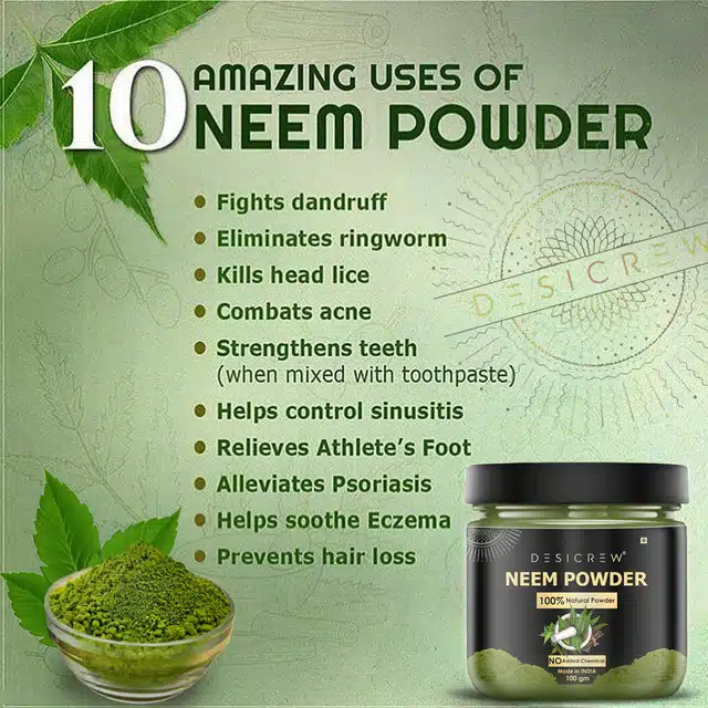 Desi Crew Natural Neem Powder (100 g)