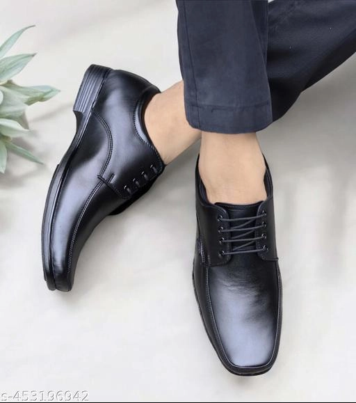 Formal Shoes for Men (Black, 6)