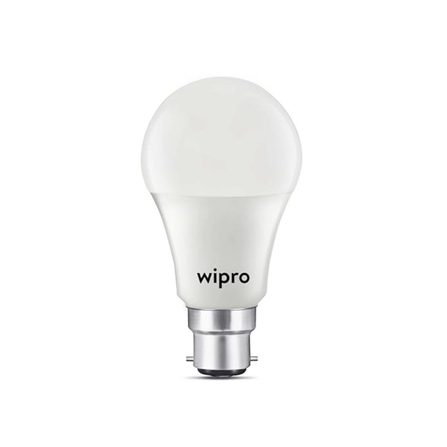 WIPRO 9 W Standard B22 LED Bulb  (White, Pack of 1)