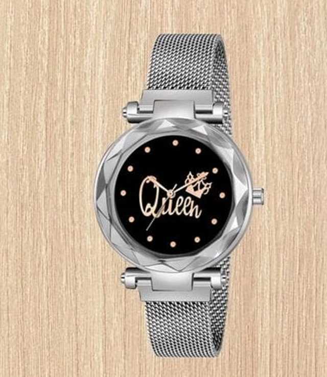 Analog Watch For Womens (Silver) (WS-107)