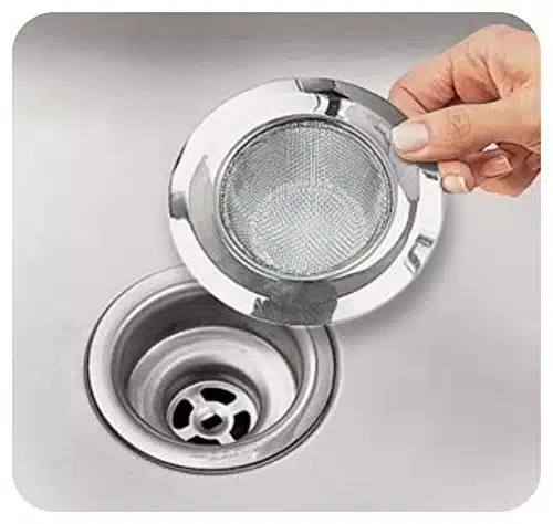 Xtend Stainless Steel Sink Strainer (Pack of 4, Silver) (SI-13)