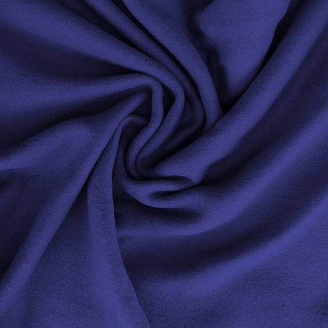 Fleece Blanket  (Blue, 60x90 Inches)