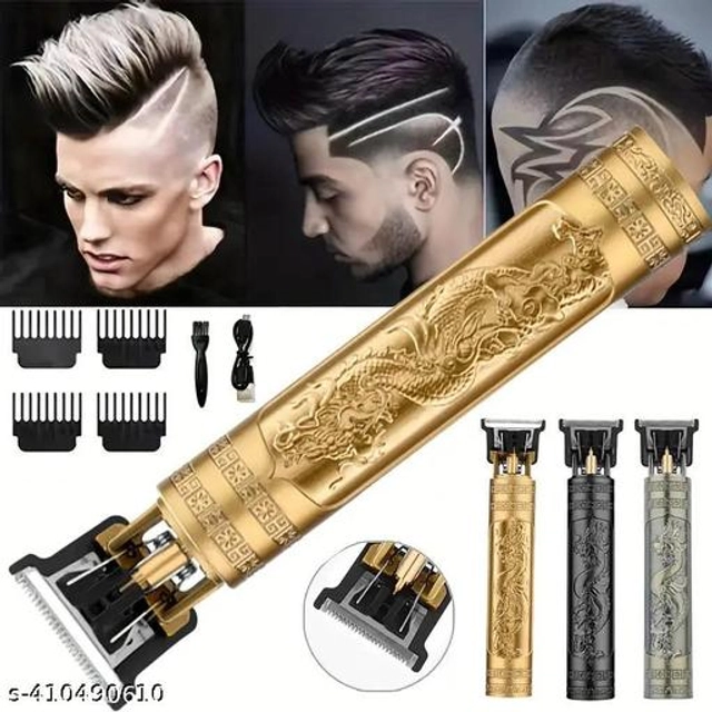 Metal Buddha Trimmer for Men (Gold)