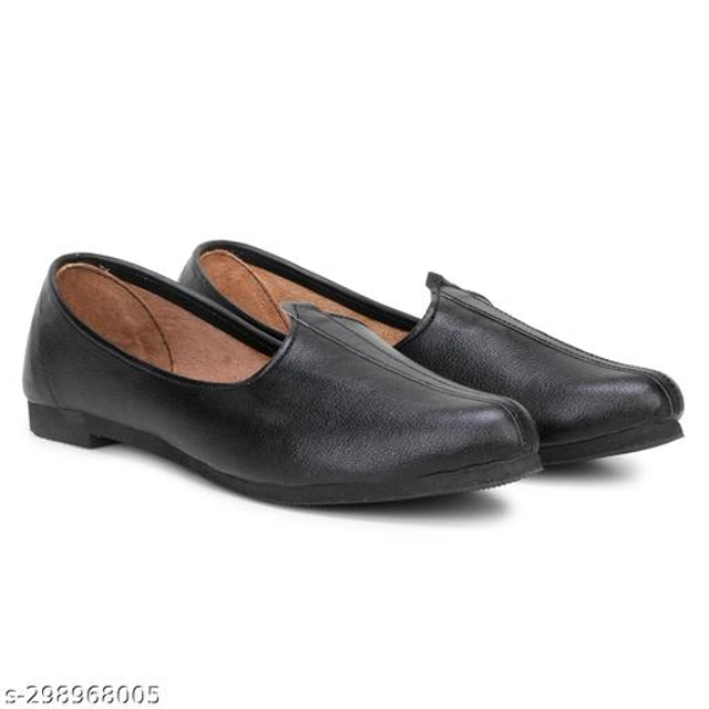 Mojaris for Men (Black, 6)