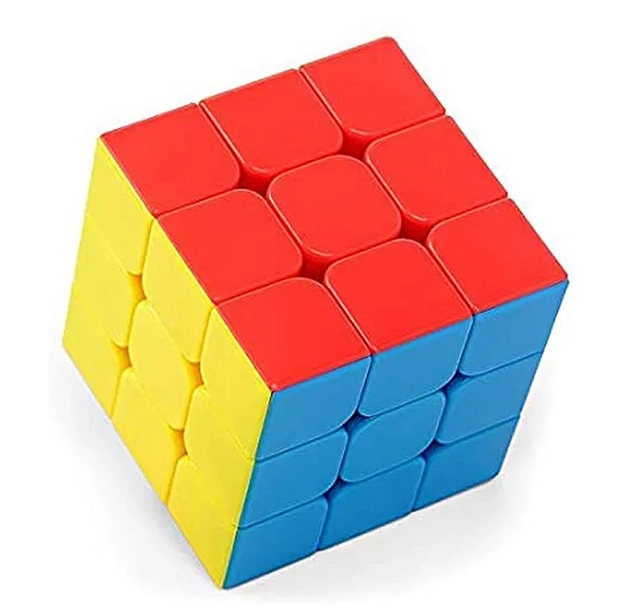 Plastic Rubik Cube (Multicolor)