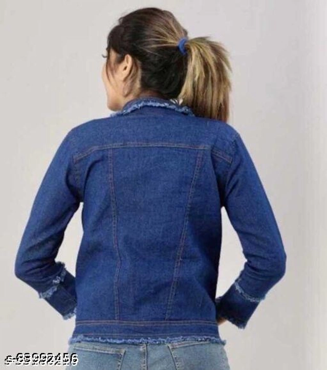 Full Sleeves Solid Jacket for Women & Girls (Blue, S)