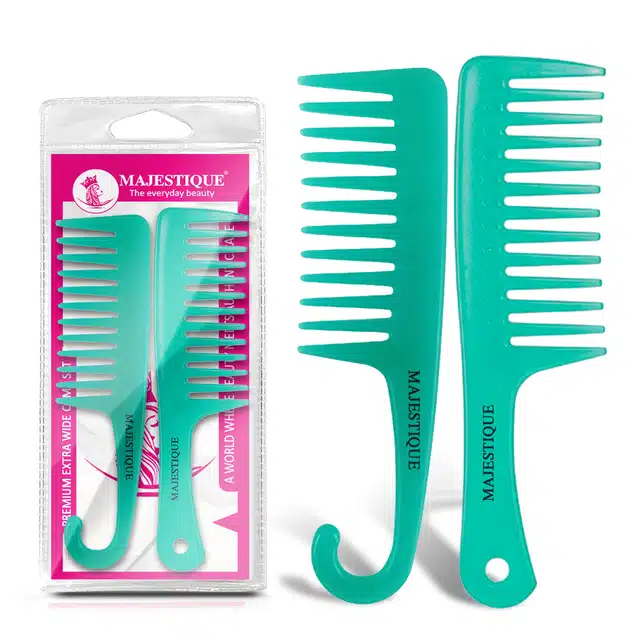 Professional Tail & Hang Loop Comb Set (Multicolor, Set of 2)