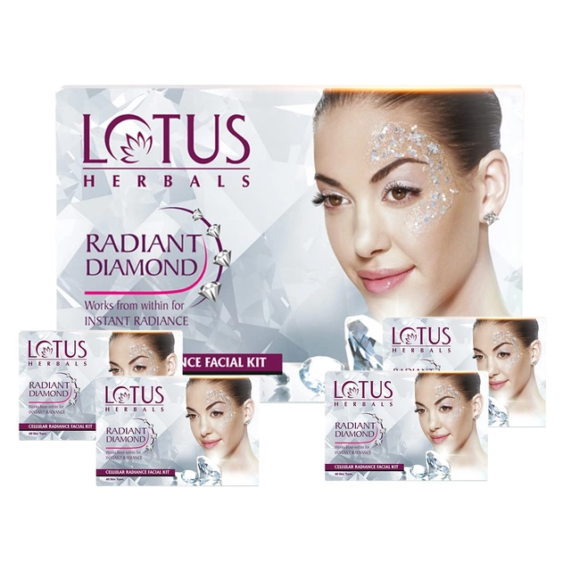 Lotus Herbals Radiant Diamond Facial Kit (37 g, Set of 1)