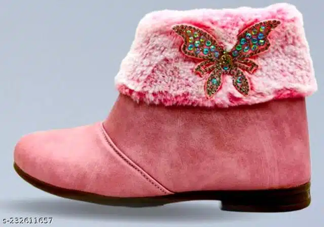 Boots for Girls (Pink, 18-24 Months)