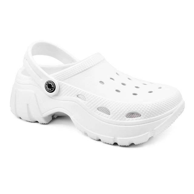 Clogs for Women (White, 5)