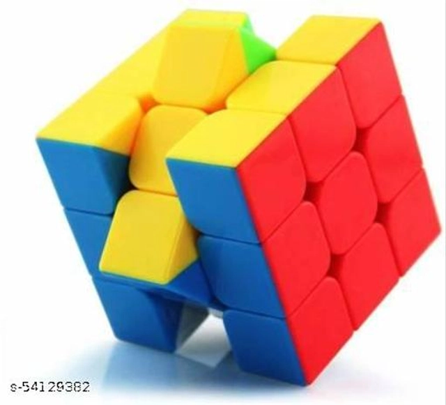 Plastic Rubik Cube (Multicolor)