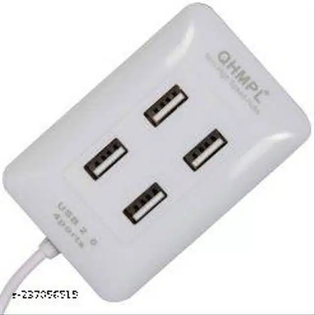 4 Port Hi-Speed USB Hub Extension (White)