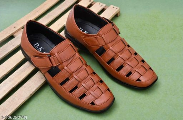 Sandals for Men (Tan, 6)