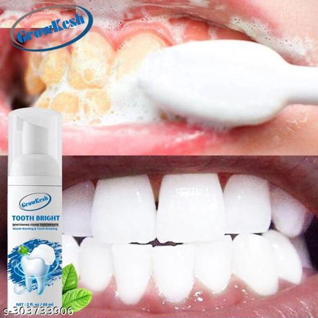 Growkesh Teeth Whitening Foam (60 ml)