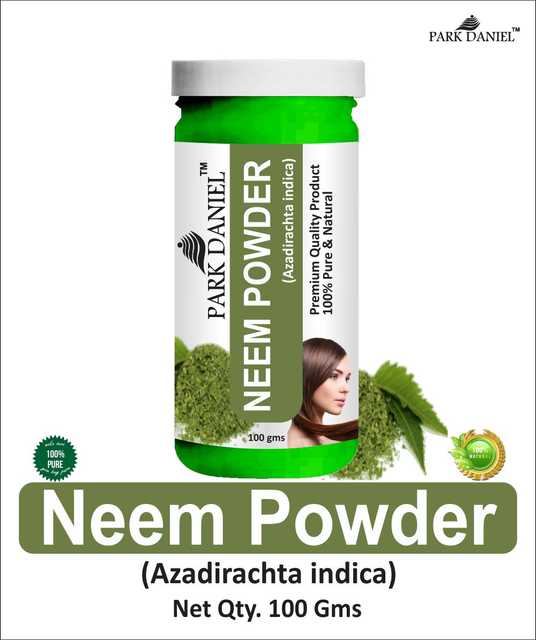 Park Daniel 100% Pure & Natural Neem Powder & ginger Powder (Pack Of 2, 100 g) (SE-406)